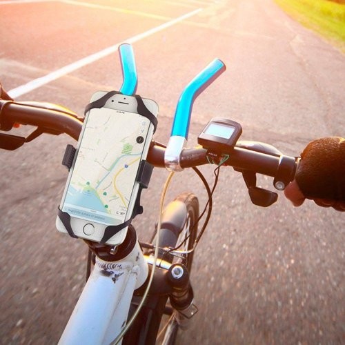 A250  Soporte Movil Bici, Universal 360 °2 Correas Antideslizantes