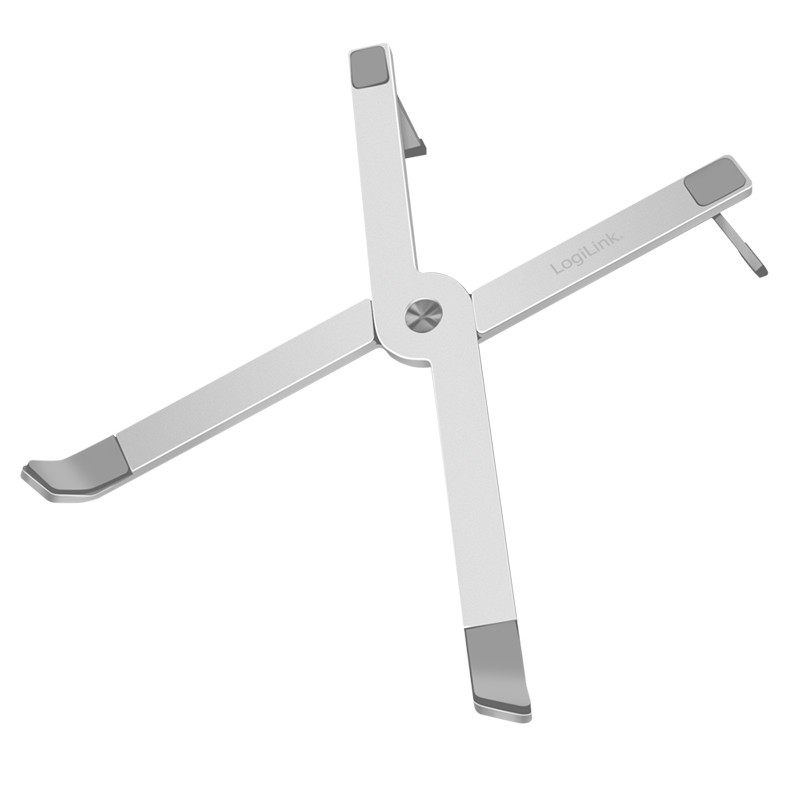 AA0166  Soporte Plegable para Ordenador port&aacute;til o Tablet de 10 a 16", Capacidad de Carga m&aacute;xima de 20 kg, Material: Aluminio
