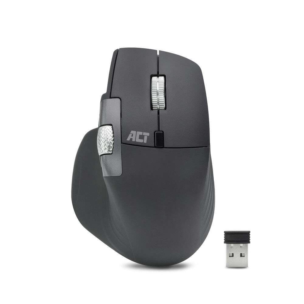 AC5147  Rat&oacute;n Bluetooth & Wireless 2.4 GHz recargable, 4800 DPI con clic silencioso, rueda de desplazamiento r&aacute;pido y rueda de desplazam