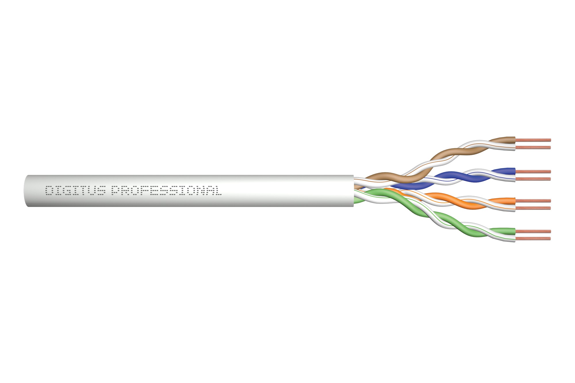 ACU-4611-305  Bobina CAT 6 U-UTP  305m Instalacion Gris Eca CCA-PVC