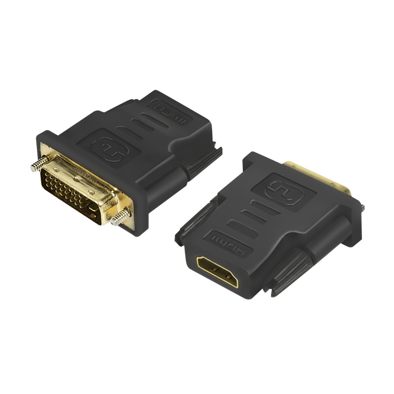 AH0001  Adaptador HDMI-A Hembra - DVI-D (24+1) Macho  Dual Link Logilink