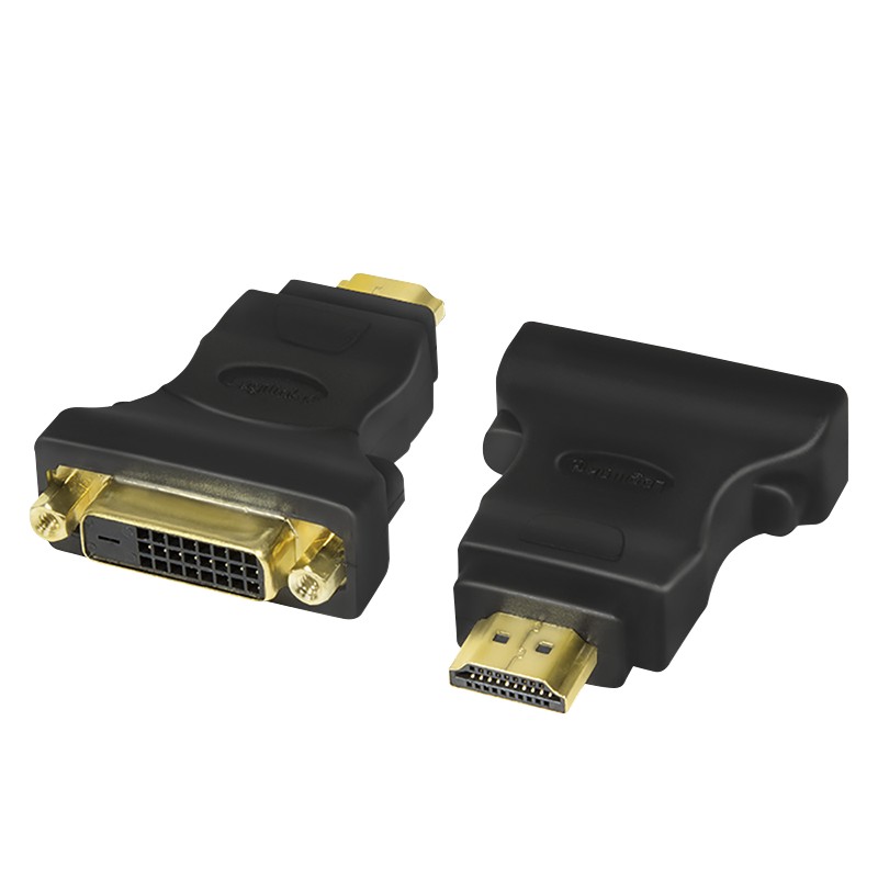 AH0002  Adaptador HDMI-A Macho - DVI-D (24+1) Hembra Dual Link Logilink