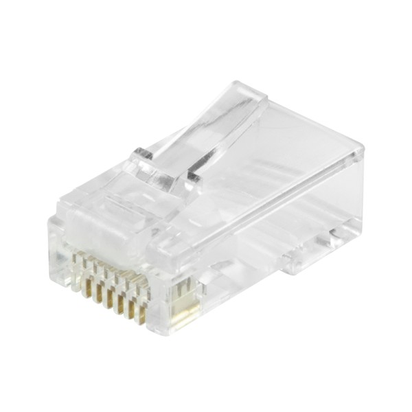 AK-219602-C  Conector modular Cat 6 RJ45 Macho UTP No apantallado para Cable redondo DIGITUS **Ultimas unidades****