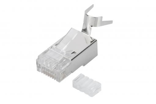 AK-219604  Conector modular Cat 6A RJ45 M STP para Cable Redondo DIGITUS