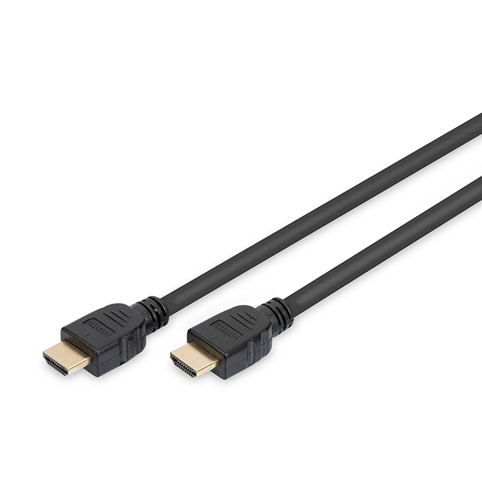 AK-330124-010-S  Cable HDMI A-A  1 metros Negro 8K @ 60 Hz and 4K @ 120 Hz  48 Gbit/s