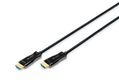 AK-330125-100-S  Cable HDMI A-A 10 metros Optico activo 4K 60Hz 18Gbps Digitus Cable AOC DIGITUS