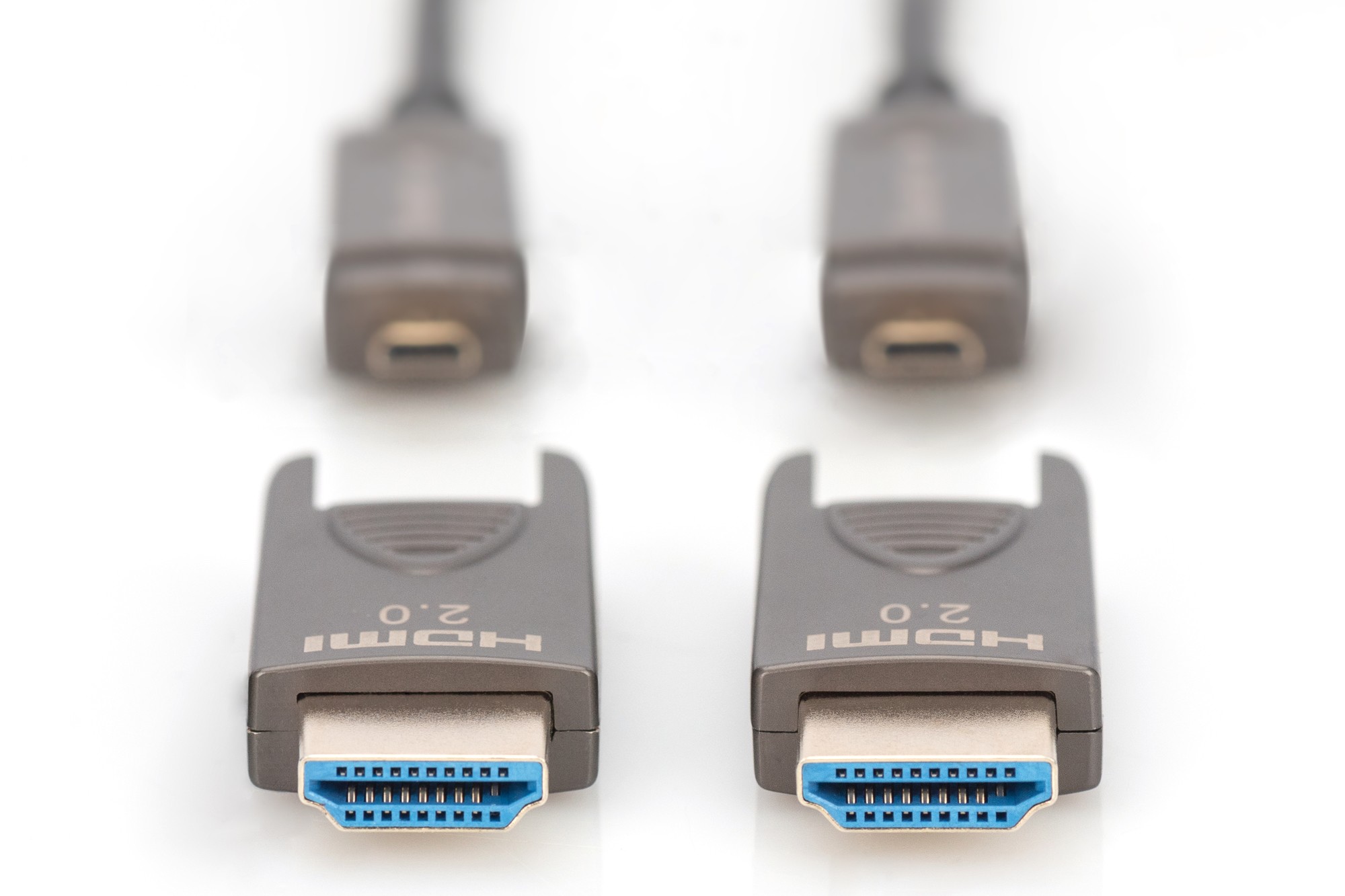 AK-330127-200-S  Cable HDMI A-A 20 metros Optico activo 4K 60Hz  18Gbps Digitus Cable AOC Digitus Conector Desmontable