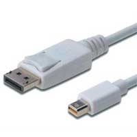 AK-340102-020-W  Cable Mini DisplayPort/ Displayport  2m 1.1a Blanco