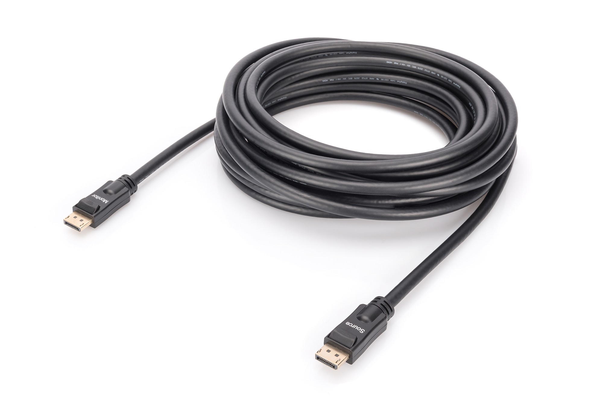 AK-340105-200-S  Cable Displayport  Macho-Macho de 20m Amplificado 4K DP1.2