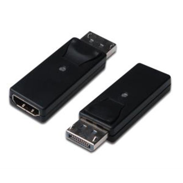 AK-340602-000-S  Adaptador Displayport 1.1a Macho a HDMI Hembra Compacto Digitus