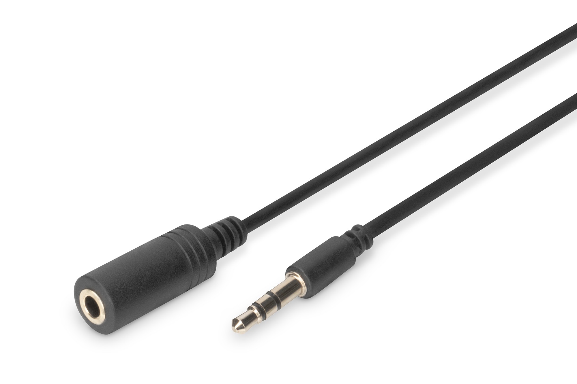 AK-510200-015-S  Cable de  1,50 metros Audio Stereo MiniJack 3.5 Macho/Hembra Digitus Retail Polybag **Ultimas Unidades ****