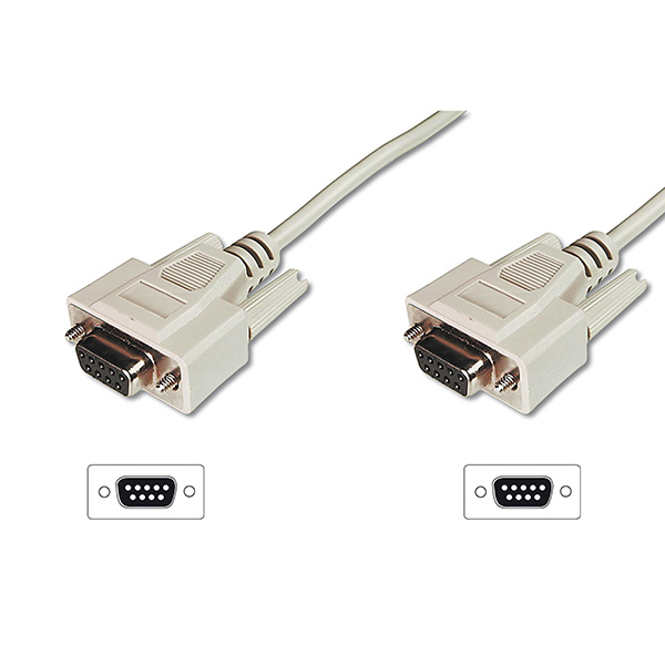 AK-610106-020-E  Cable DB9 Hembra - Hembra (PIN a PIN)  2 m