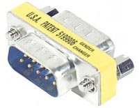 AK-610502-000-I  Adaptador DB9 Macho a DB9 Hembra