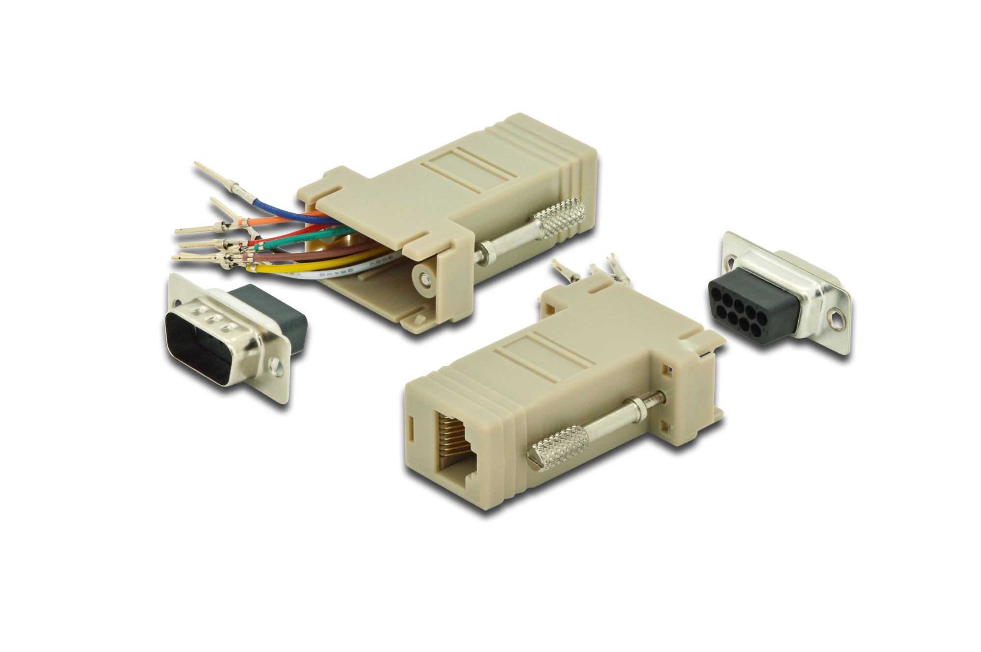 AK-610517-000-I  Adaptador DB9M-RJ45