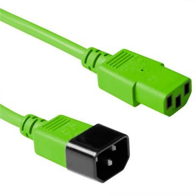 AK5112  Cable Extension C13 a C14  0.6 m Verde