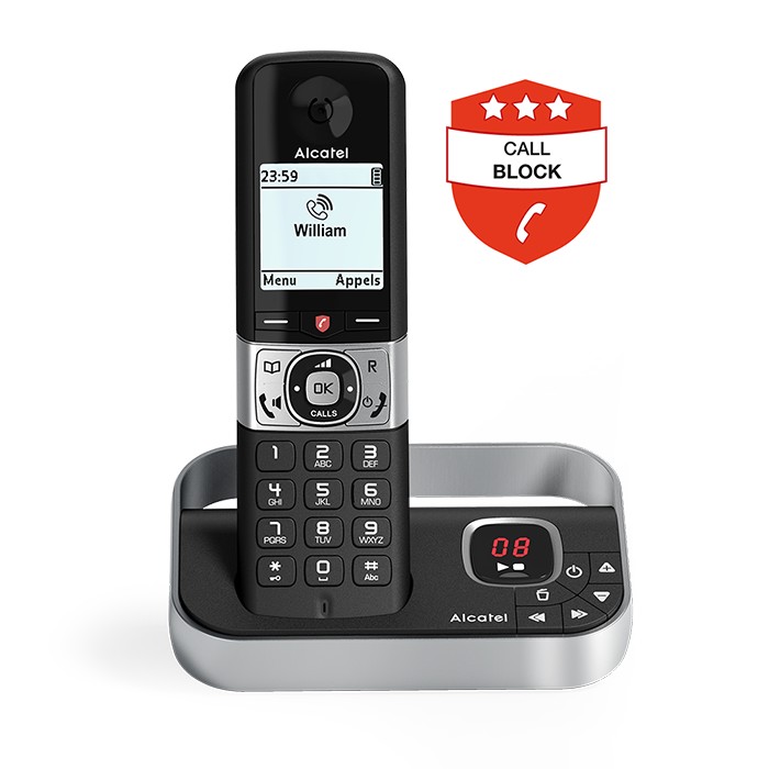 ATL1422856  Alcatel F890 Voice Negro Bloqueo de llamadas Premium