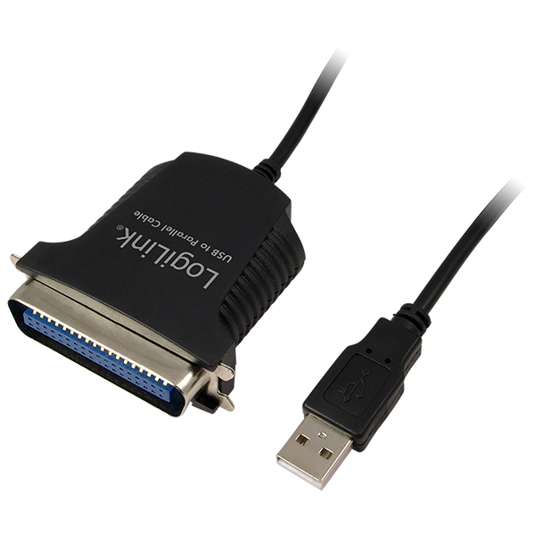 AU0003C  Cable USB para impresora Paralelo. USB/C36  LOGILINK