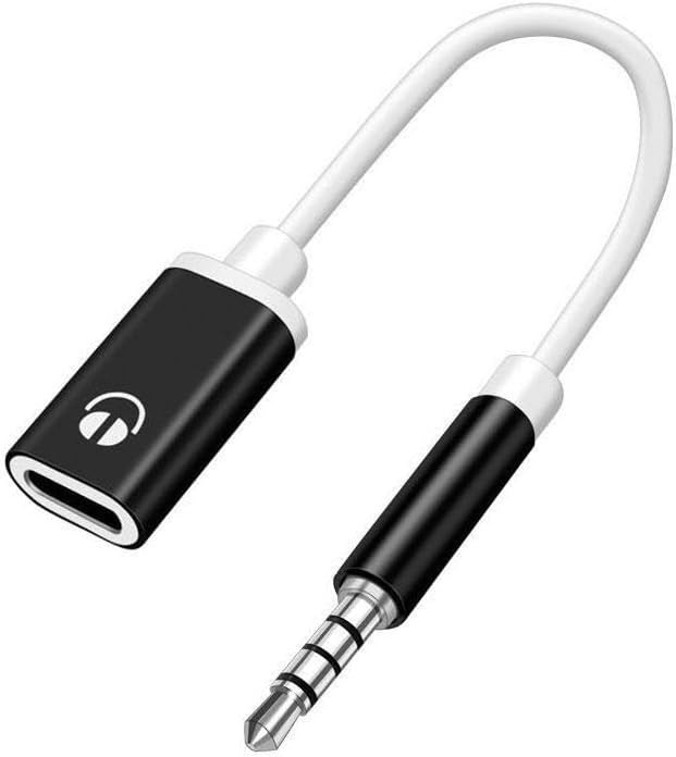 B0CMQX1WLC  Cable auxiliar de 3,5 mm macho a tipo C hembra para auriculares, convertidor tipo C a 3,5 mm, cable adaptador de audio para auri