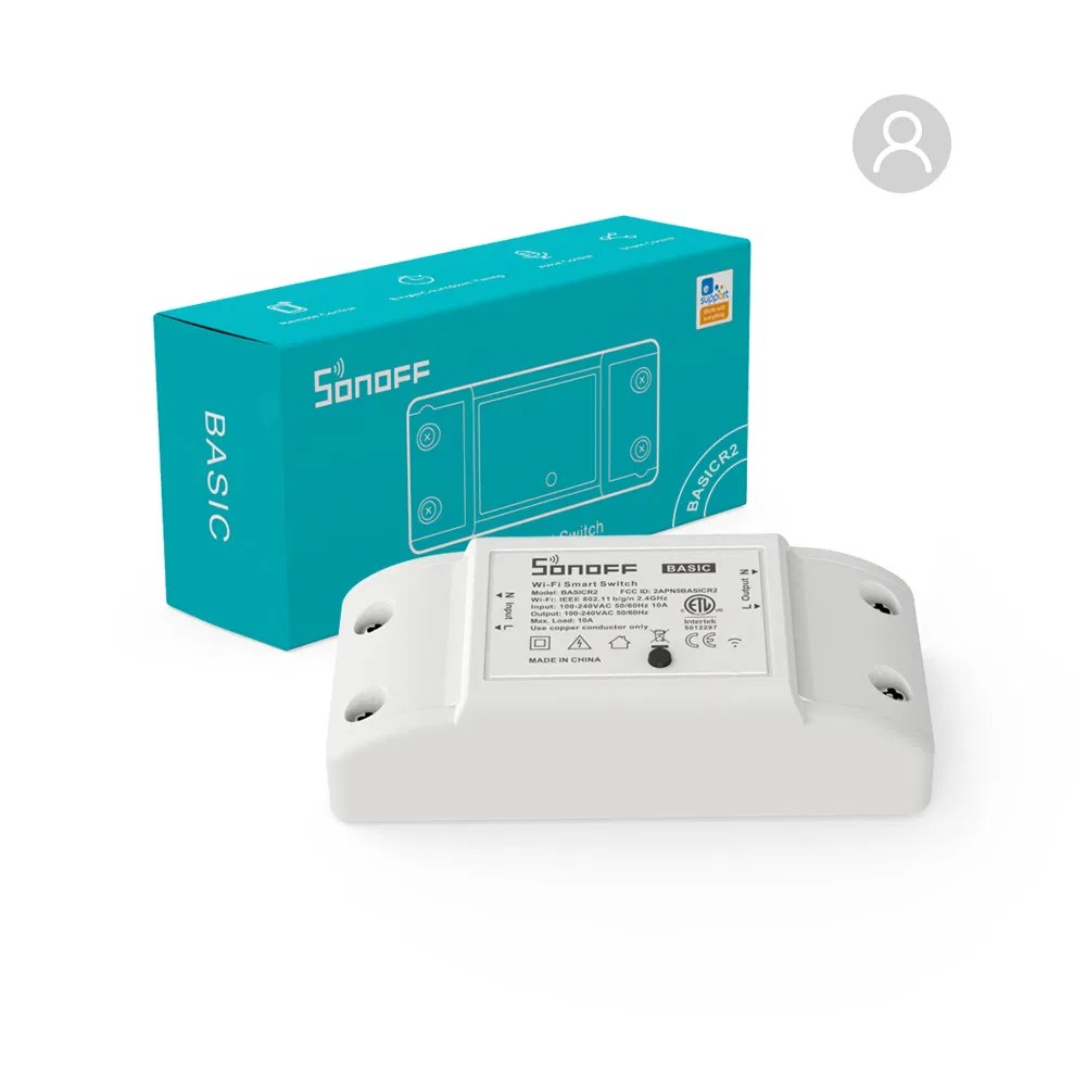 BASICR2  Sonoff Basic R2 Interruptor inteligente Wifi programable