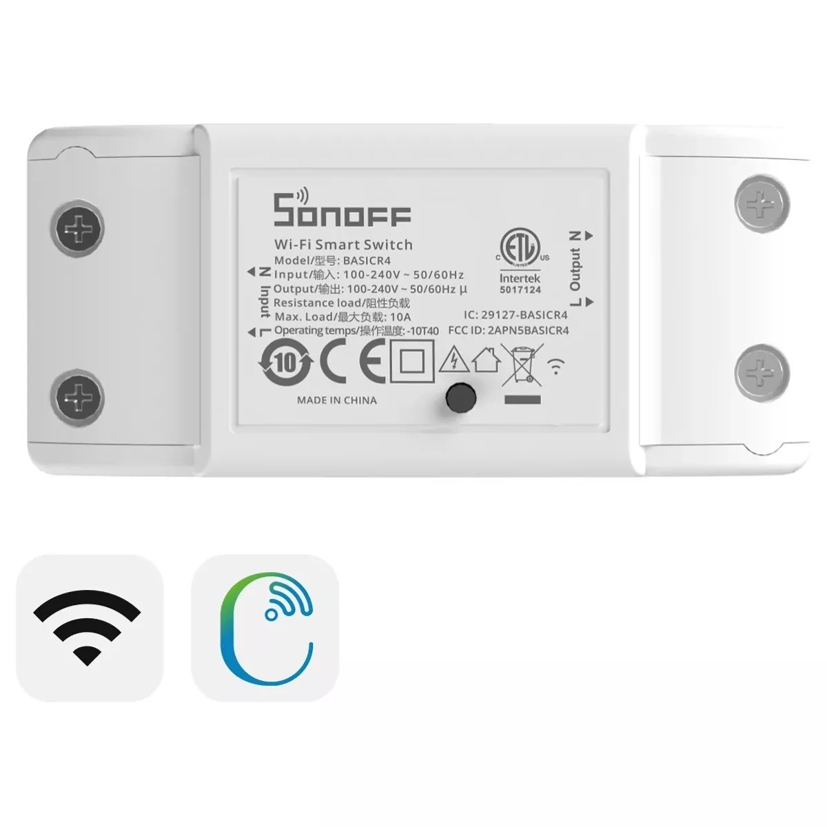 BASICR4  Sonoff BASICR4 - Interruptor WiFi inteligente con puerta de enlace remota eWeLink