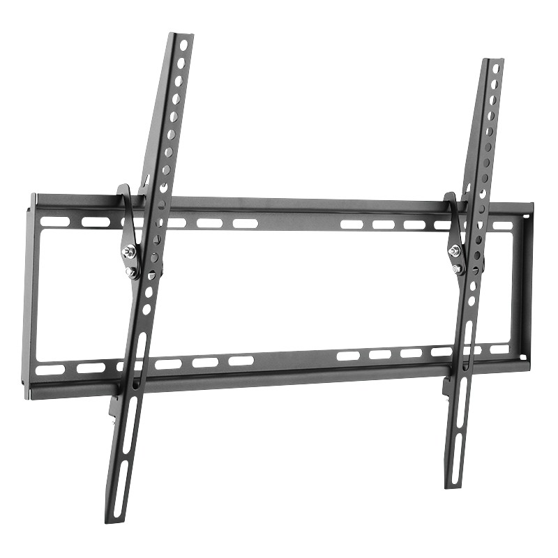 Soporte giratorio de altura ajustable para 32 a 65 pantallas planas o  curvas, soporte universal multifunción para TV | 3 niveles, negro, vidrio