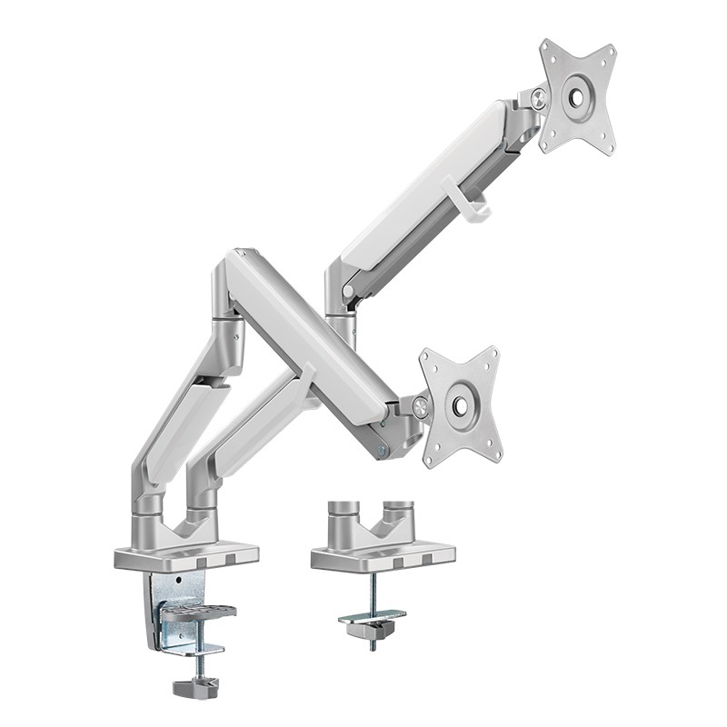 BP0088  Soporte para 2 monitores, 17"-32", aluminio, gas, hasta 9 kg por brazo Logilink