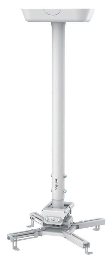 BP0158-SAT  Soporte para proyector, longitud del brazo: 735?1135 mm, blanco   **Embalaje Roto****