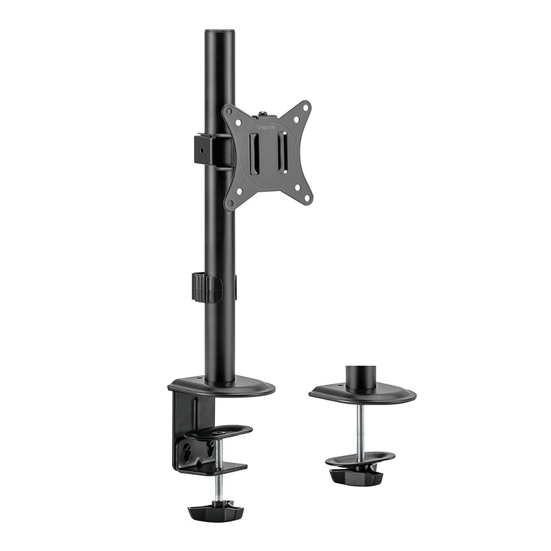 BP0222  Columna de mesa para 1 Monitor 17-32" .Tilt: -45&deg;/+45&deg;, swivel: -90&deg;/+90&deg;, 180&ordm;/180&deg; VESA 75 y 100