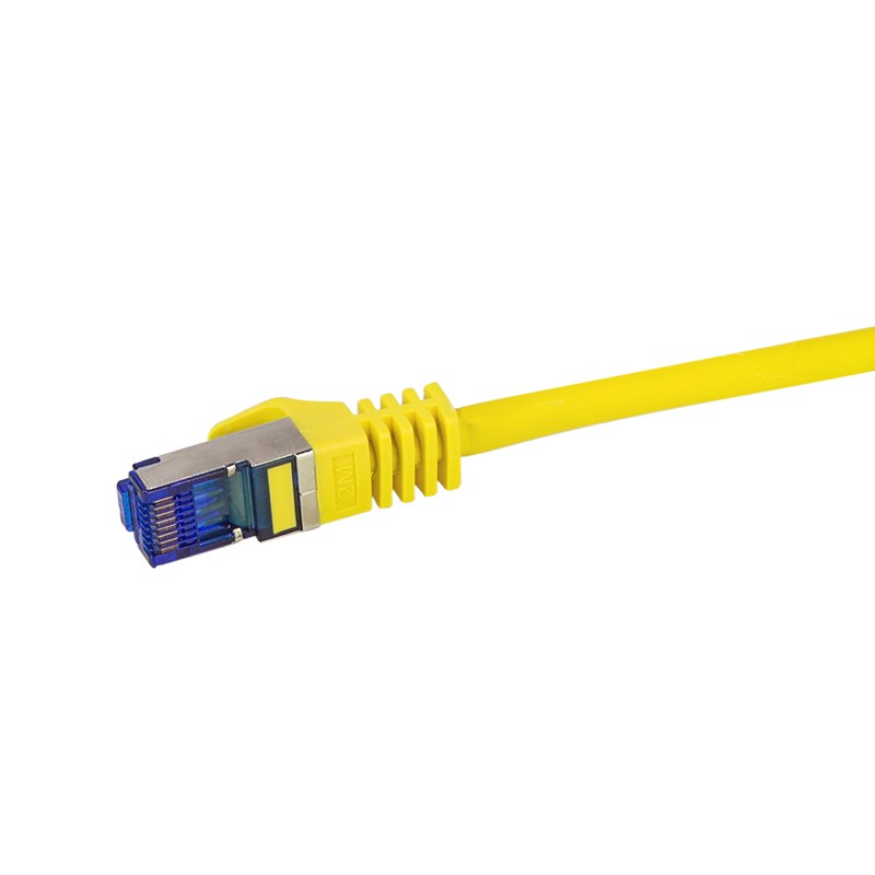 C6A027S  Latiguillo CAT 6A, S/FTP,  0.50 m, Amarillo, LSZH Ultraflex Logilink