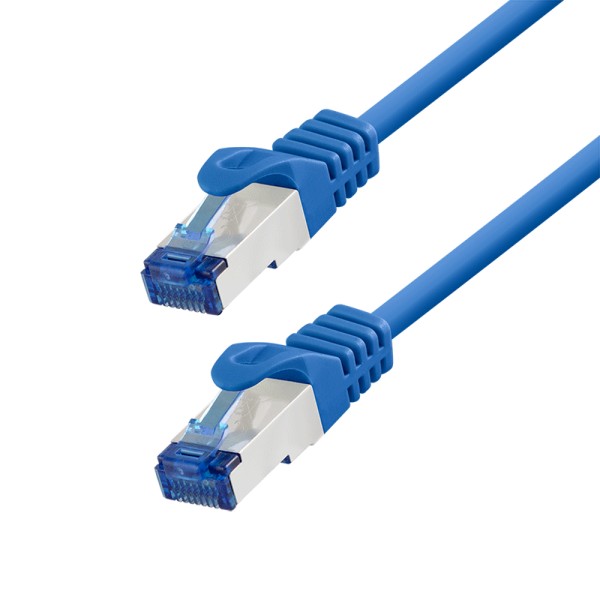 C6A036S  Latiguillo CAT 6A, S/FTP,  1.00 m, Azul, LSZH Ultraflex Logilink