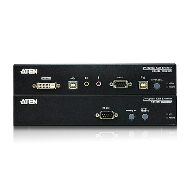 CE680  Extensor KVM óptico DVI USB (1920 x 1200 a 600m) con Audio