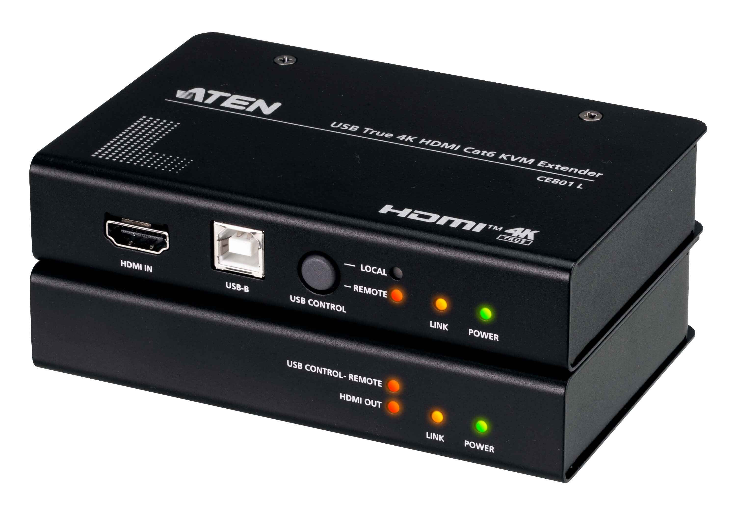 CE801  Extensor KVM USB HDMI 4K 60 Hz 3840 x 2160 (4:4:4) Cat 6 (4K a 70 m) ATEN-CE801