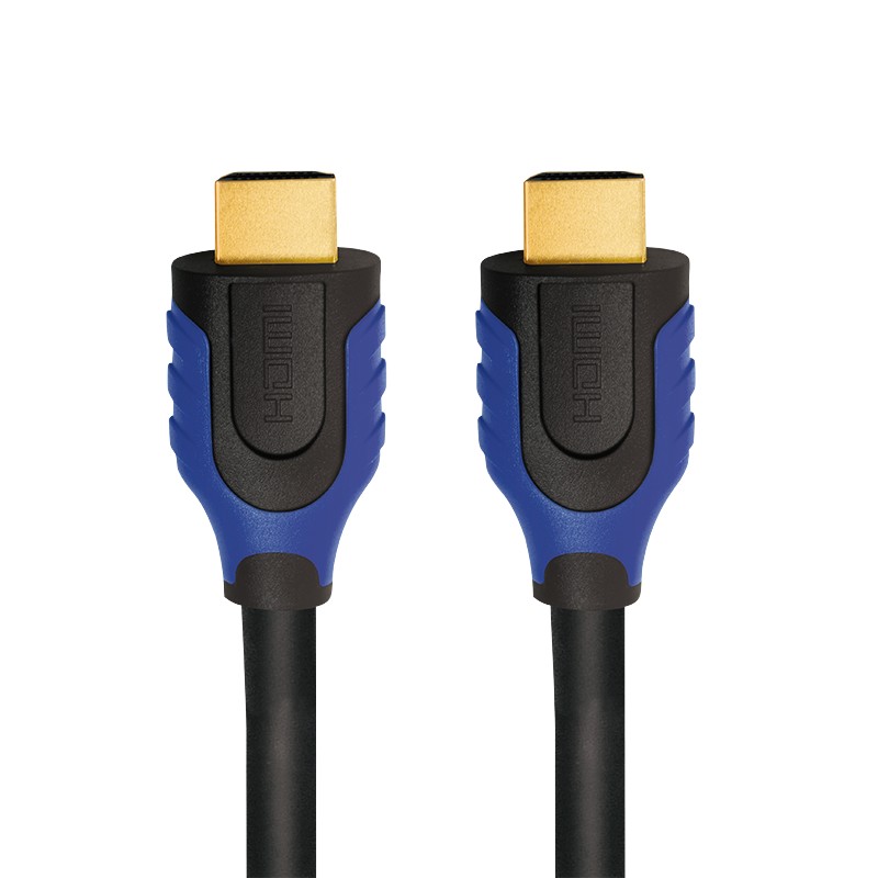 CH0064  Cable HDMI A-A  5 metros Negro 4K 60Hz  14.4 Gbps Negro/Azul  Logilink Bulk