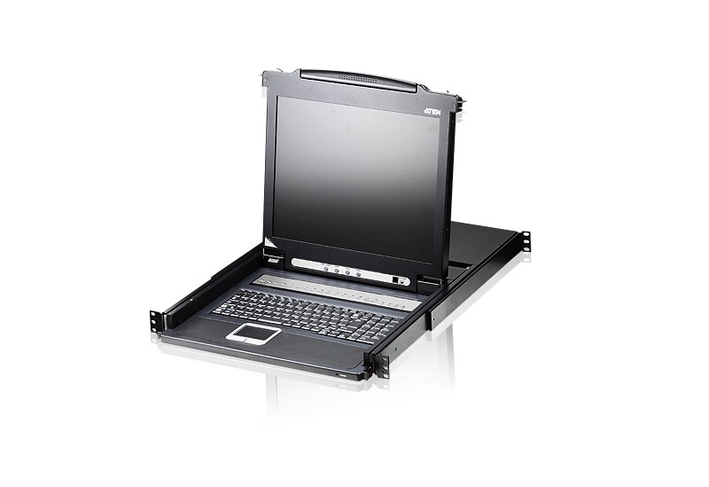 CL1016M  16-Port Single Rail 17" LCD KVM Switch (USB - VGA) with Broadcast Mode and Daisy Chain