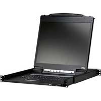 CL3000N  Consola LCD single rail de peso reducido (VGA, PS/2-USB)