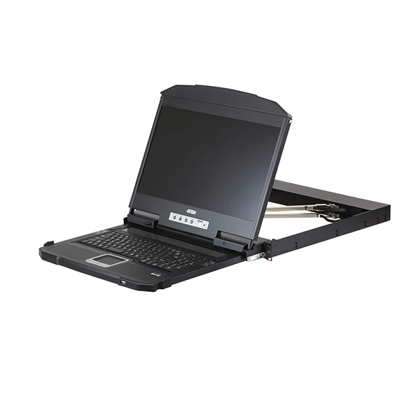 CL3800NW  Consola LCD panorámica dual rail de fondo reducido (HDMI / DVI / VGA, USB)