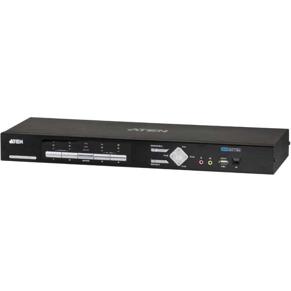 CM1164A  4-Port USB DVI Multi-View KVM Switch with USB Peripheral Support