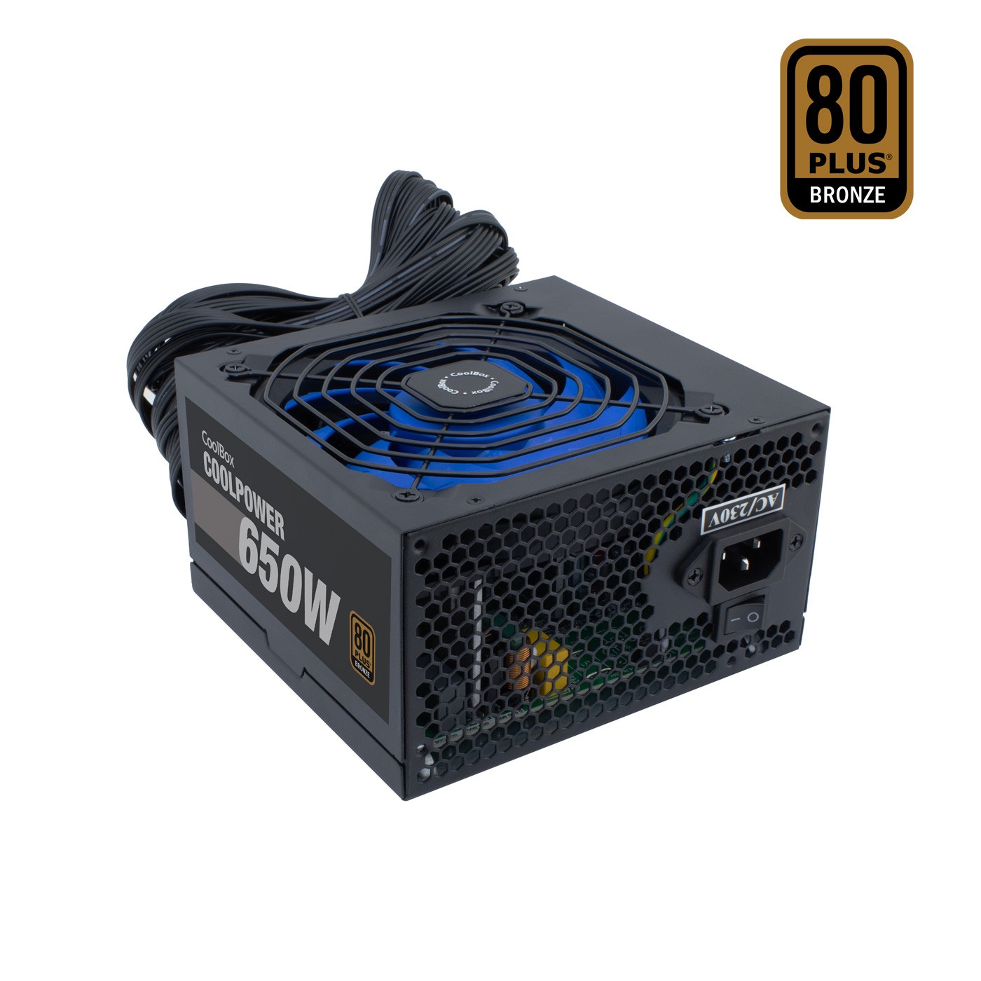 COO-FACPO-650  COOLBOX FUENTE DE ALIMENTACION ATX COOLPOWER 650W 80+BRONZE