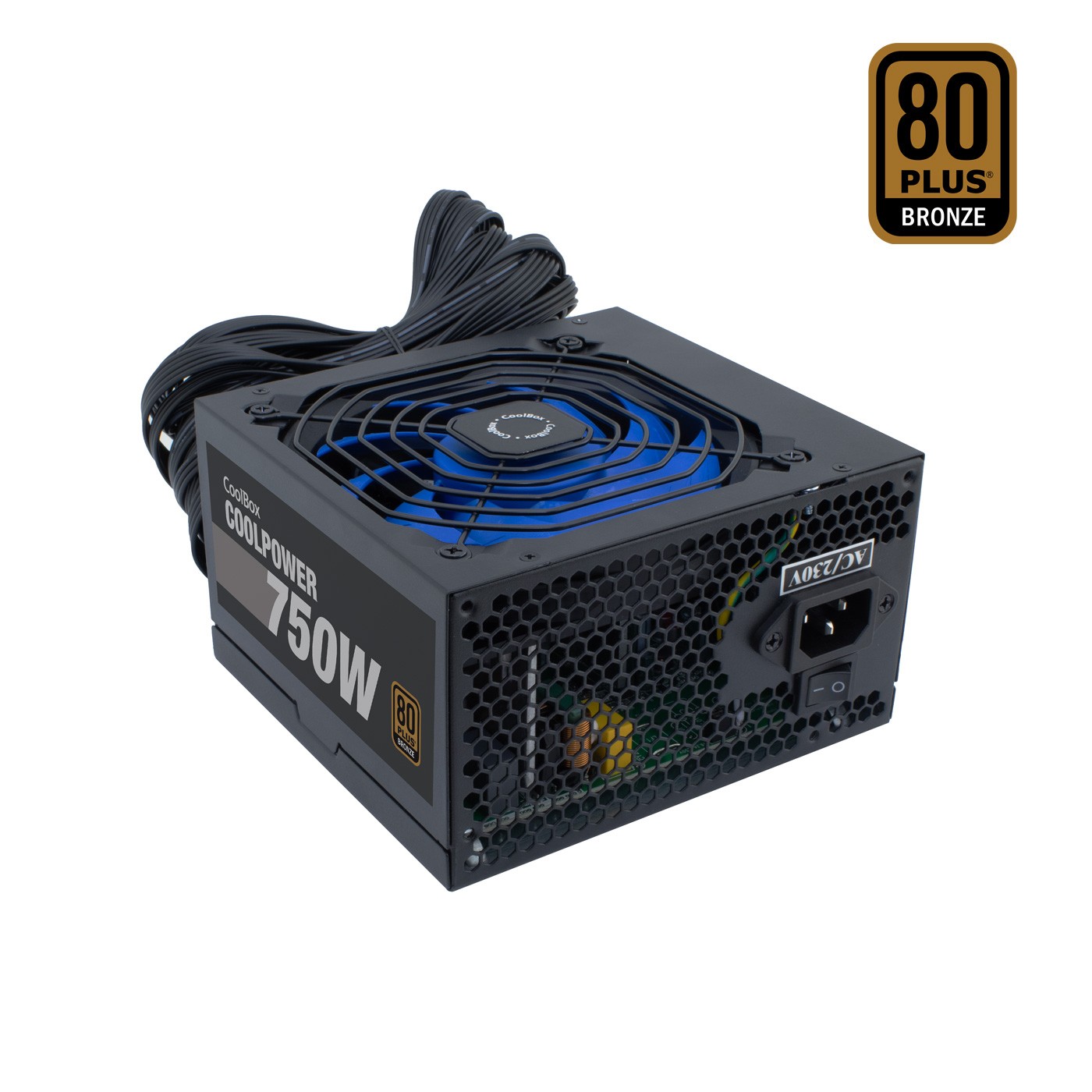COO-FACPO-750  COOLBOX FUENTE DE ALIMENTACION ATX COOLPOWER 750W 80+BRONZE