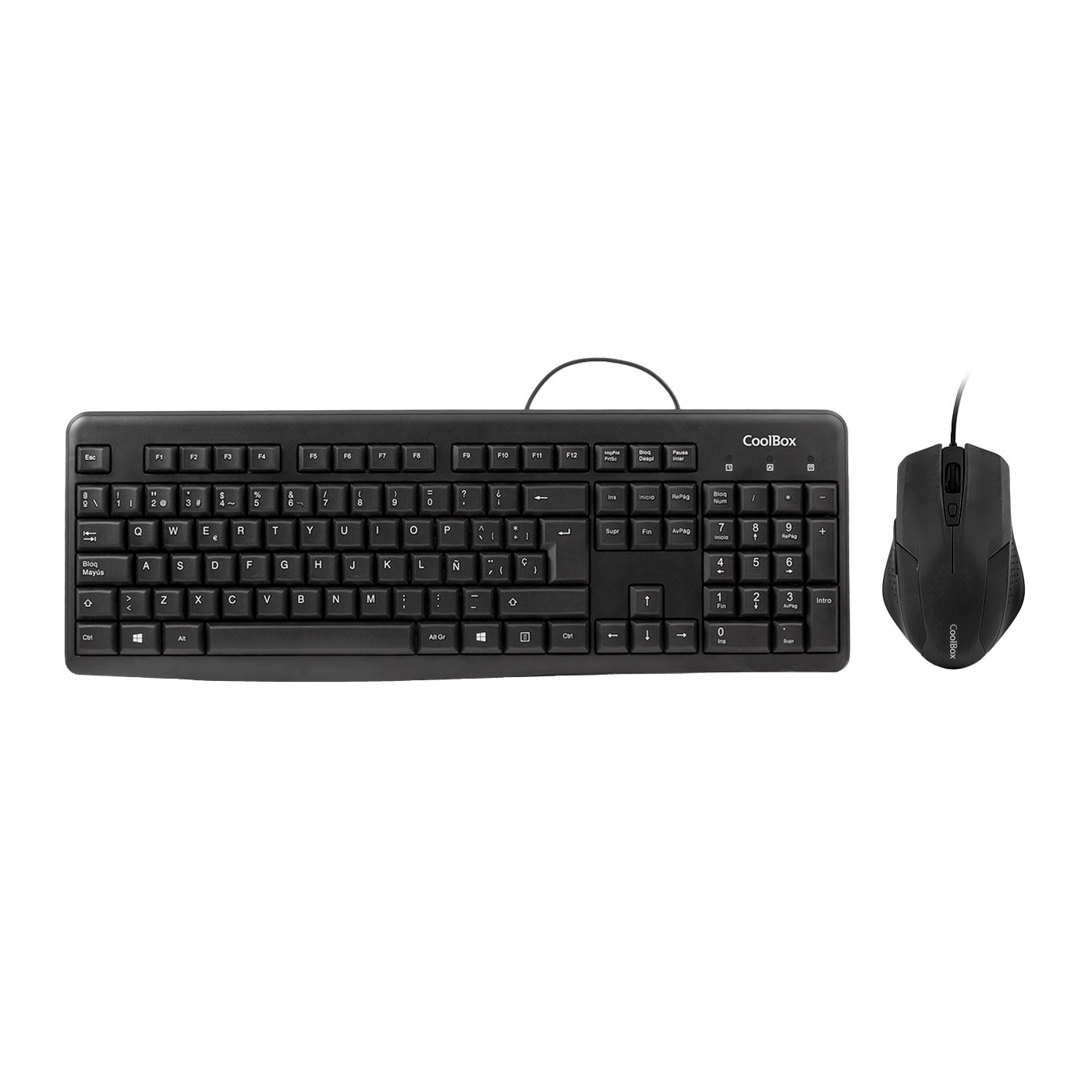 COO-KTR-01U  Kit de teclado y rat&oacute;n USB