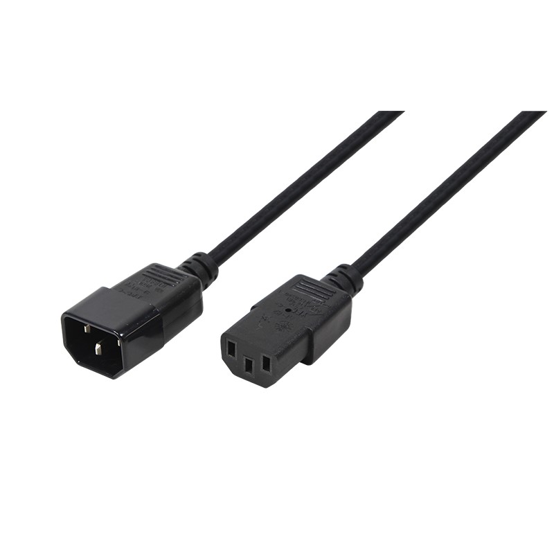 CP091  Cable Extension C13 a C14  1,8 m Negro