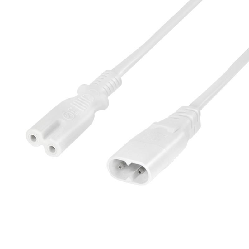 CP132  Cable Extension C8 M a C7 H 2.00m Blanco Logilink