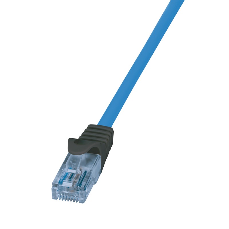 CPP001  Cable Cat.6A 10G / POE / HDBT, blue,   1 m