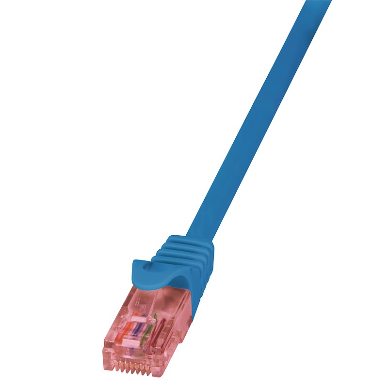 CQ2026U  Latiguillo CAT 6, U-UTP,  0.50 m, Azul, LSZH Logilink Prime Line