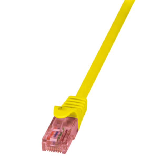 CQ2047U  Latiguillo CAT 6, U-UTP,  1.50 m, Amarillo, LSZH **Ultimas unidades**