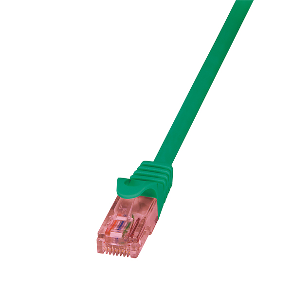 CQ2065U  Latiguillo CAT 6, U-UTP,  3.00 m, Verde, LSZH Logilink