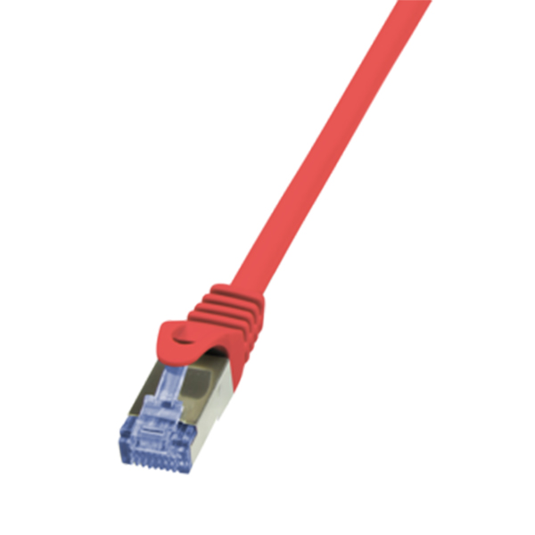 CQ3054S  Latiguillo CAT 6A, S/FTP,  2.00 m, Rojo, LSZH