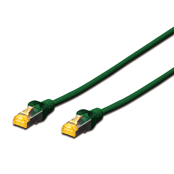 CQ3055S  Latiguillo CAT 6A, S/FTP,  2.00 m, Verde, LSZH