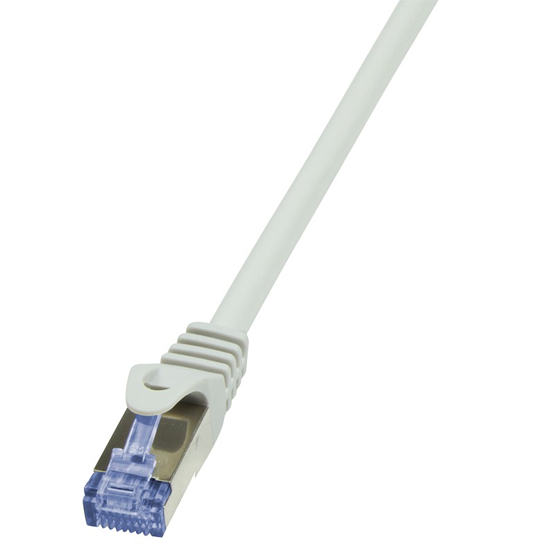 CQ3061S  Latiguillo CAT 6A, S/FTP,  3.00 m, Blanco, LSZH