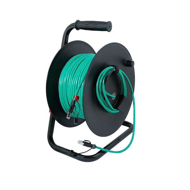CQ3080S  Carrete de 80m Cable Cat6A conector Cat6A Verde Logilink